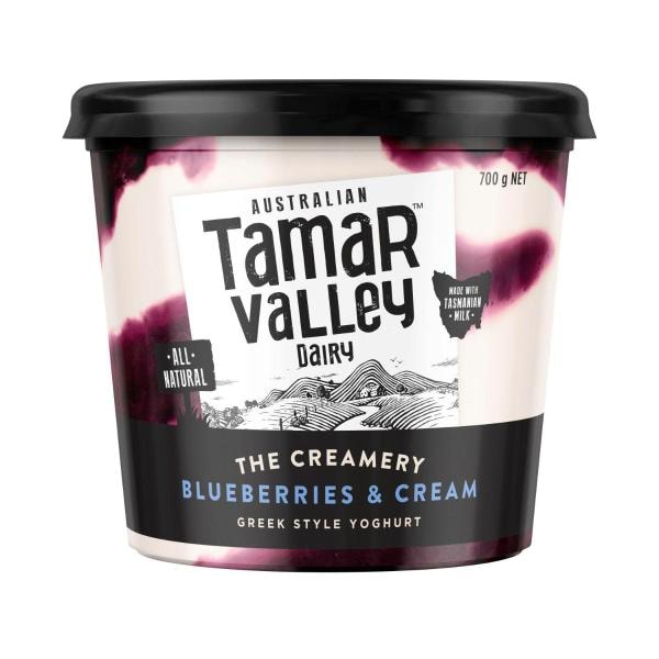 Tamar Valley The Creamery Yoghurt Blueberries & Cream | 700g