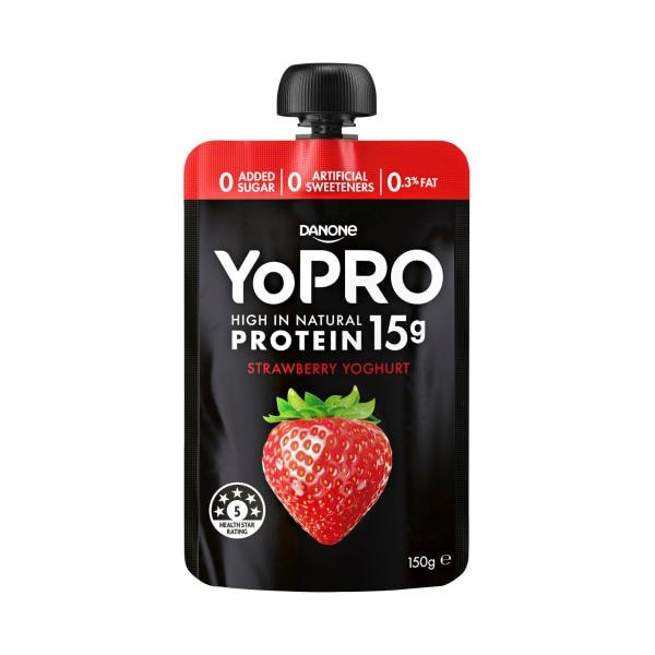 YoPro Yoghurt Pouch Strawberry | 150g