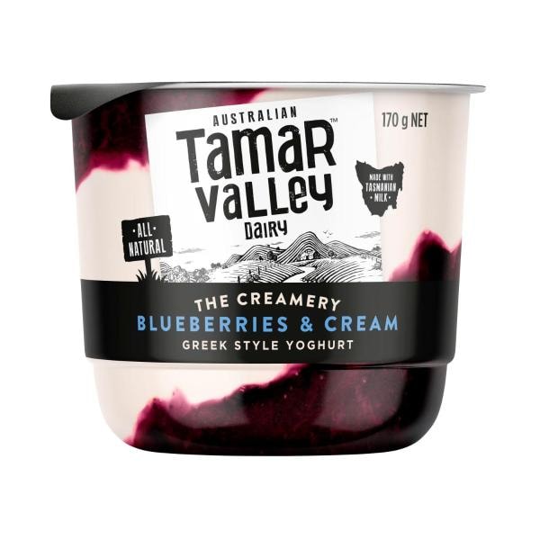 Tamar Valley The Creamery Yoghurt Blueberries & Cream | 170g
