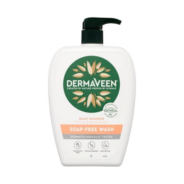 Dermaveen Daily Nourish Soap Free Wash | 1L
