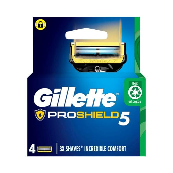 Gillette Fusion Proshield Razor Blades | 4 pack