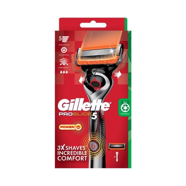 Gillette Proglide Power Red Razor + 1 Blade | 1 pack