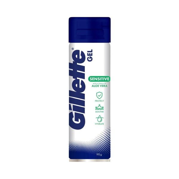 Gillette Sensitive Skin Soothing Aloe Vera Shave Gel | 195g