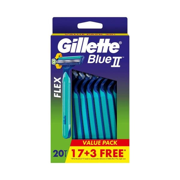 Gillette Blue II Pivot Plus | 20 pack
