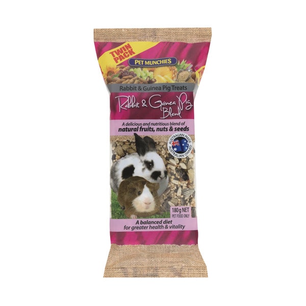 Pet Munchies Twin Pack Rabbit & Guinea Pig Treat | 180g