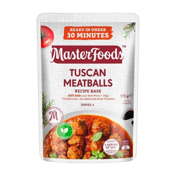 MasterFoods Tuscan Meatballs Recipe Base | 175g