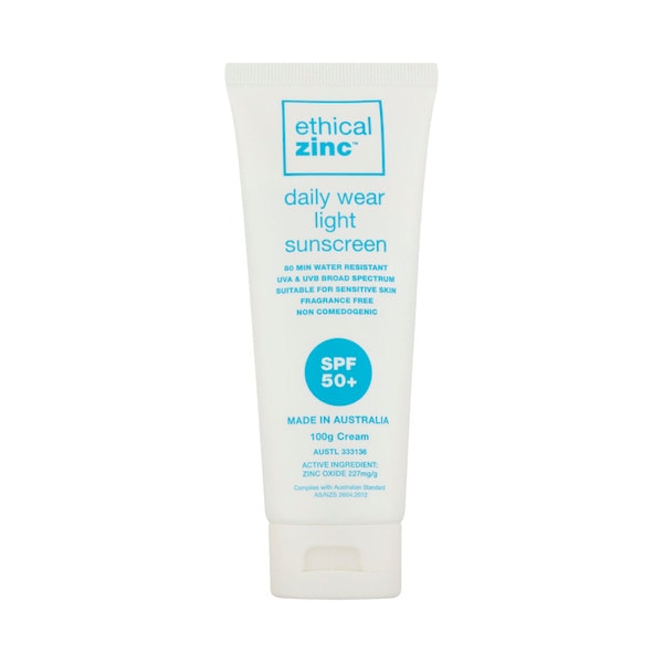 Ethical Zinc SPF 50+ Daily Wear Light Sunscreen | 100g