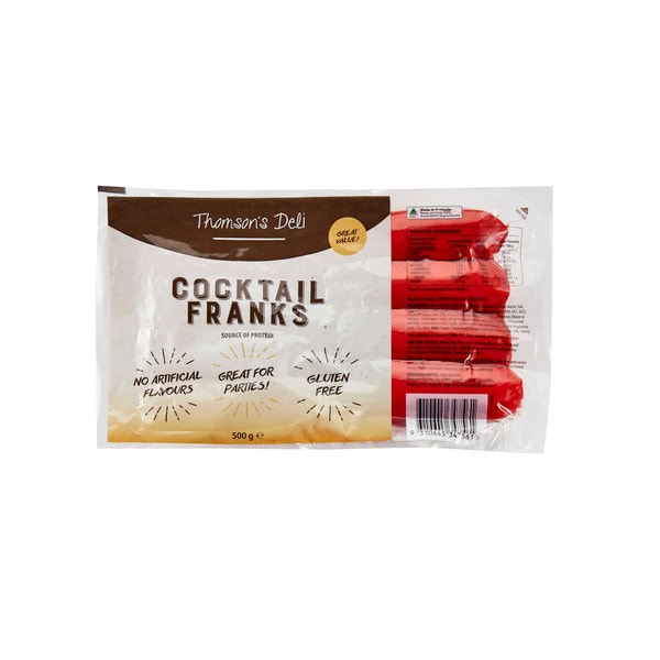 Thomson's Deli Cocktail Franks | 500g