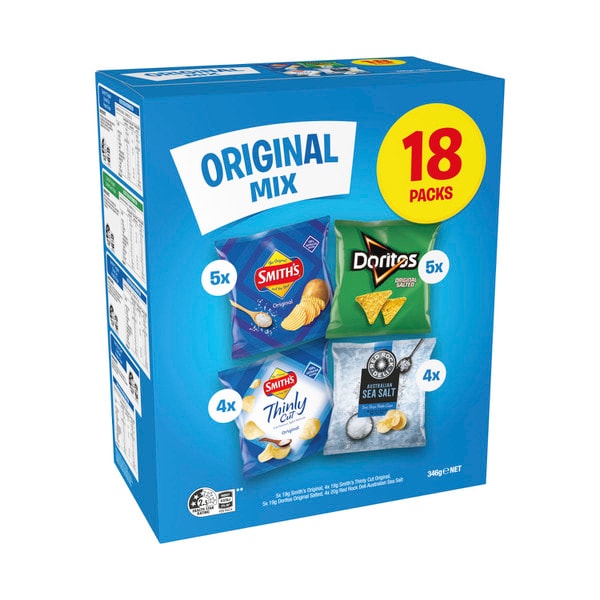 Smiths Original Mix Variety Multipack 18 Pack | 346g