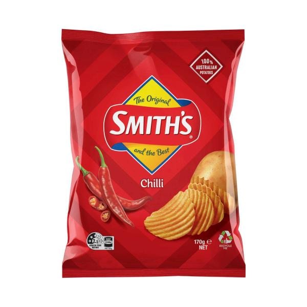 Smith's Crinkle Chilli Potato Chips | 170g
