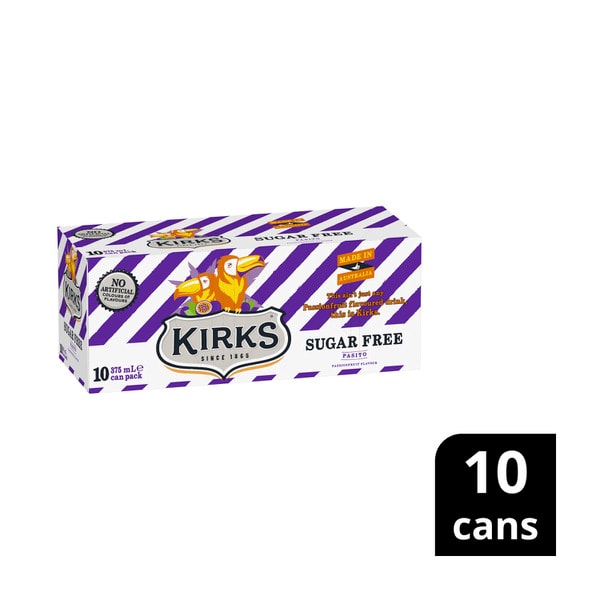 Kirks Drink Pasito Sugar Free 10x375mL | 10 pack
