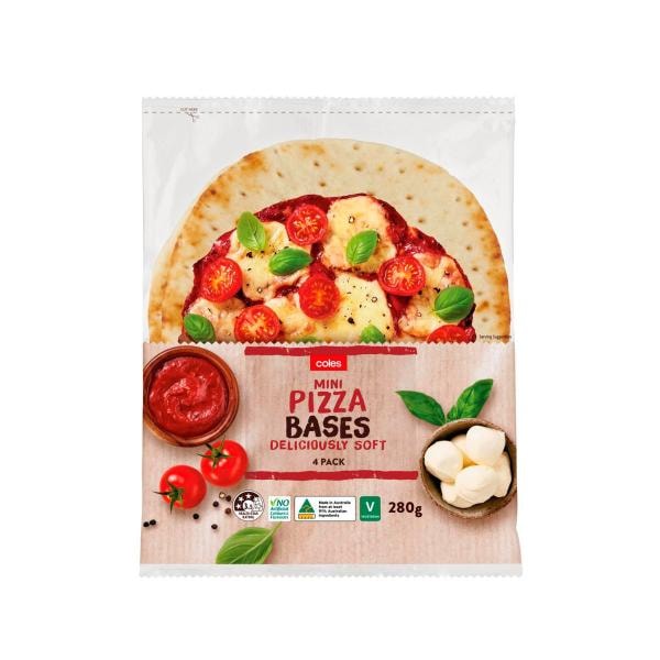 Coles Mini Pizza Bases | 280g