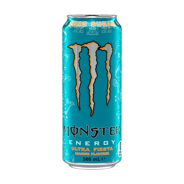 Monster Ultra Fiesta Mango Flavour Energy Drink Can | 500mL