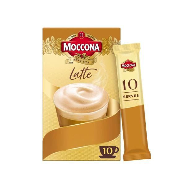 Moccona Cafe Classics Latte Sachets | 10 pack