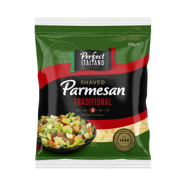 Perfect Italiano Cheese Shaved Parmesan | 125g