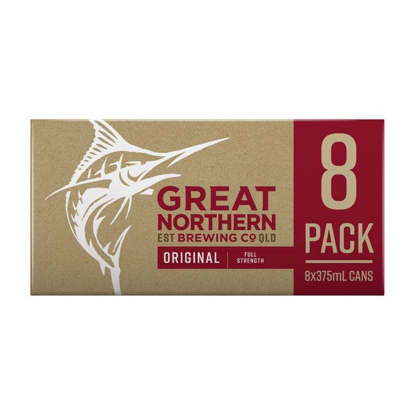 Great Northern Original Can 375mL | 8 Pack