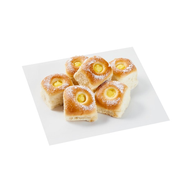 Coles Bakery Custard Bunlet | 6 pack