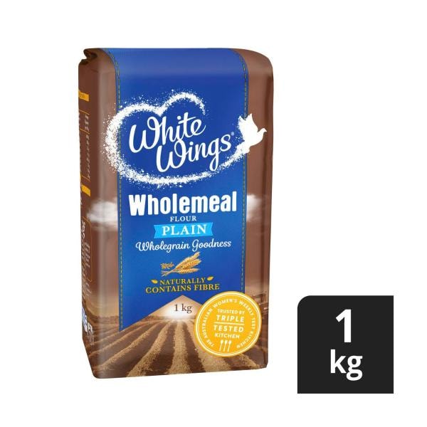 White Wings Wholemeal Plain Flour | 1kg