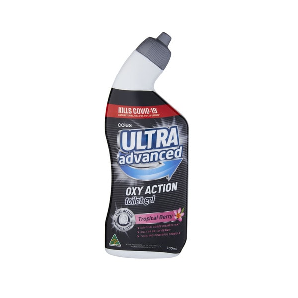 Coles Ultra Oxi Bleach Tropical Toilet Gel | 700mL