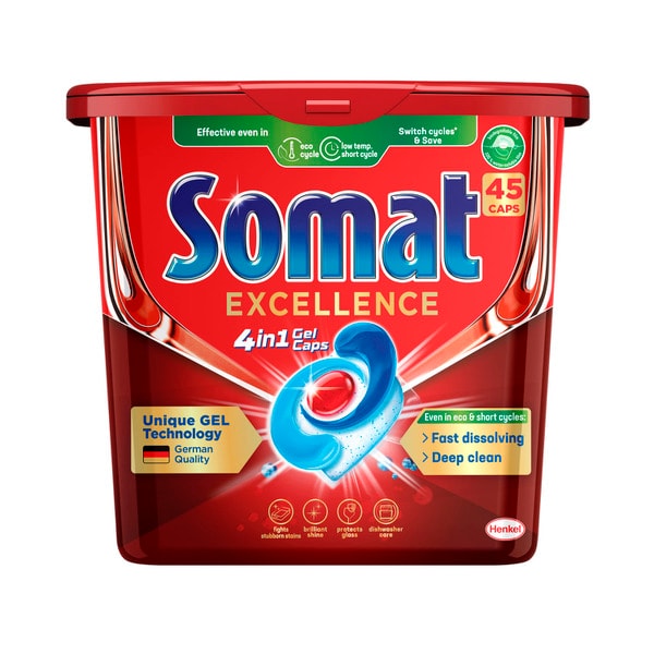 Somat Excellence Dishwashing Tablets | 45 pack