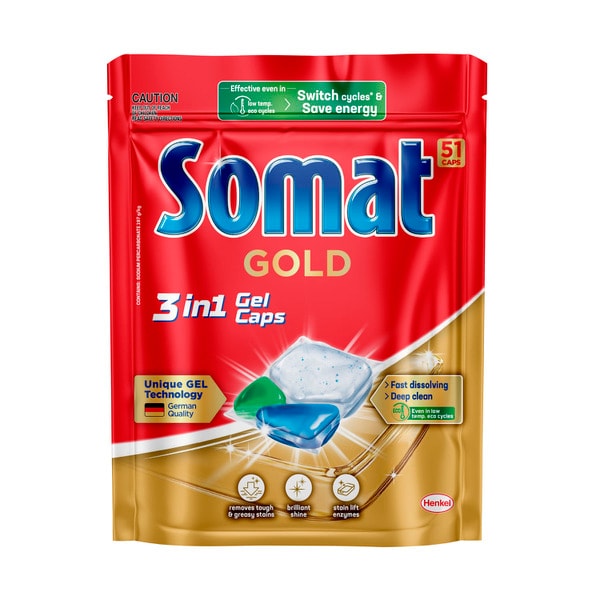 Somat Gold Dishwashing Tablets | 51 pack