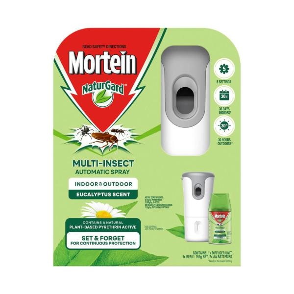 Mortein NaturGard Multi-Insect Automatic Spray Eucalyptus | 1 pack