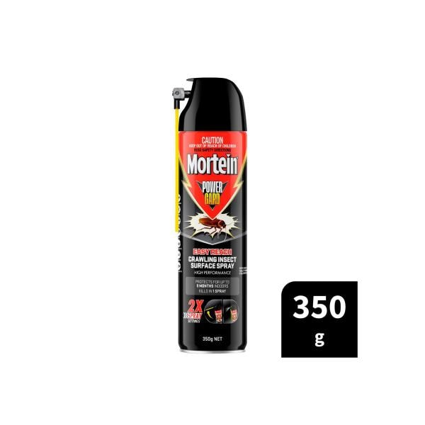 Mortein Powergard Easy Reach Crawling Insect Surface Spray | 350g
