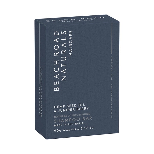 Beach Road Naturals Bar Shampoo Hemp Seed Oil & Juniper Berry | 90g