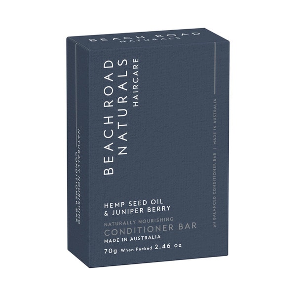 Beach Road Naturals Bar Conditioner Hemp See Oil & Juniper Berry | 70g