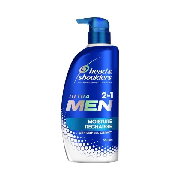 Head & Shoulders Ultramen 2 In 1 Moisture Recharge | 550mL