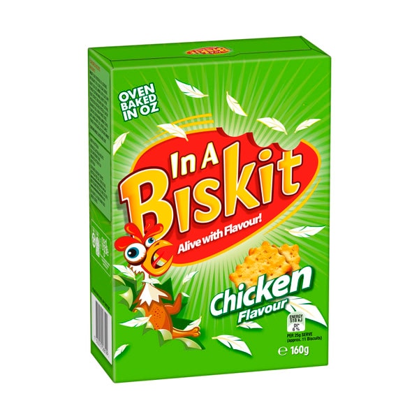 In A Biskit Chicken Flavoured Crackers | 160g