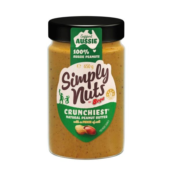 Bega Simply Nuts The Crunchiest Peanut Butter | 650g