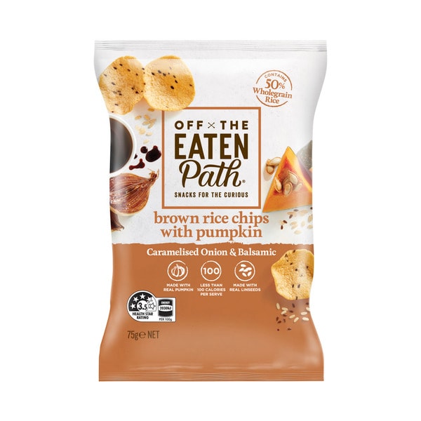 Otep Brown Rice Chips With Pumpkin Caramelised Onion & Balsamic | 75g
