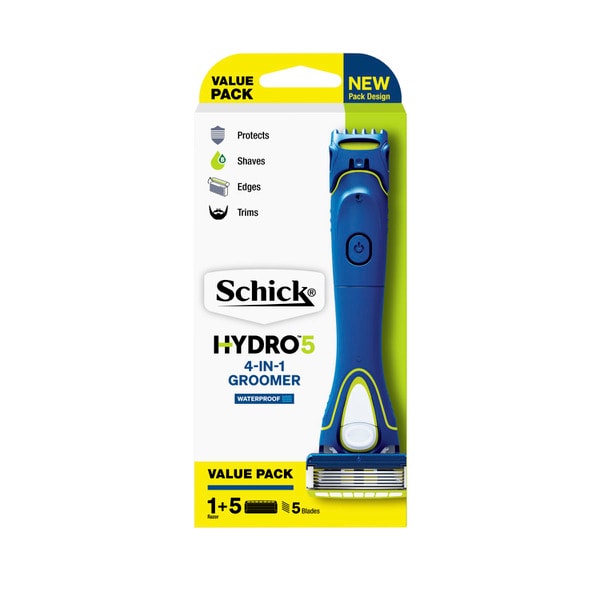 Schick Hydro 5 Razor Kit Groomer Value Pack | 5 pack