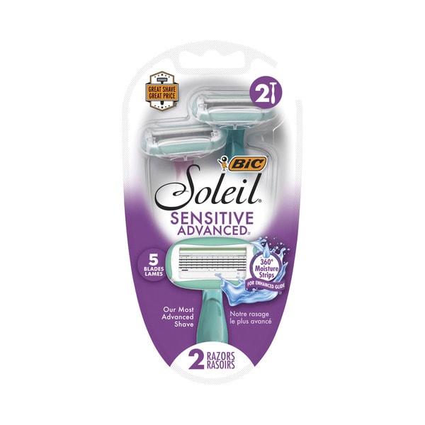 Bic Soleil Sensitive Advance Razor | 2 pack