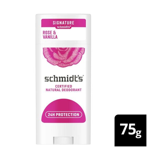 Schmidt's Signature Deodorant Stick Rose And Vanilla | 75g
