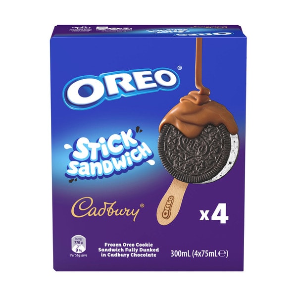 Oreo Stick Sandwich 4 Pack | 300mL