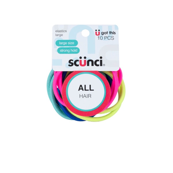 Scunci Elastics All Hair | 10 pack