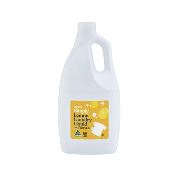Coles Laundry Liquid Lemon Fresh | 2L