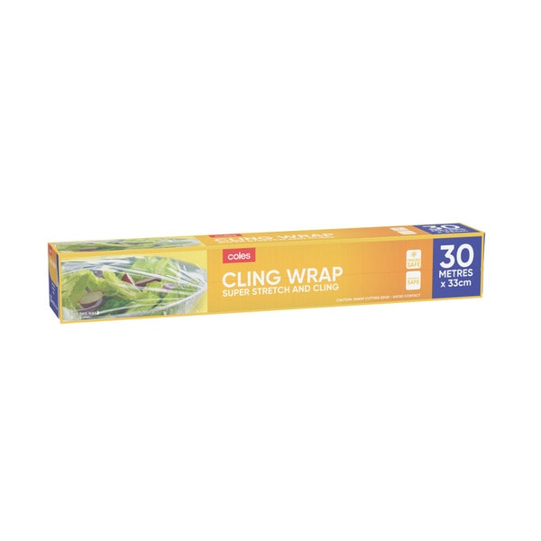 Coles Cling Wrap Super Stretch | 30 metre