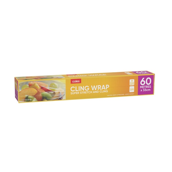 Coles Cling Wrap Super Stretch | 60 metre