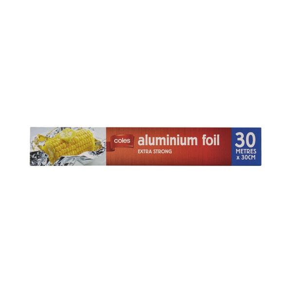 Coles Aluminium Foil Wrap 30m x 30cm | 30m