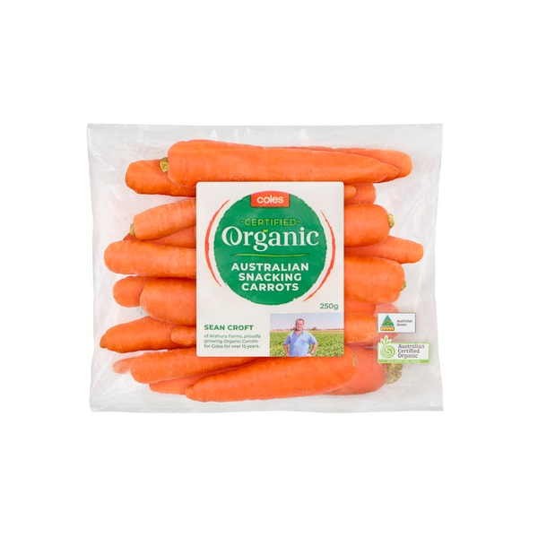 Organic Organic Snacking Carrots | 250g