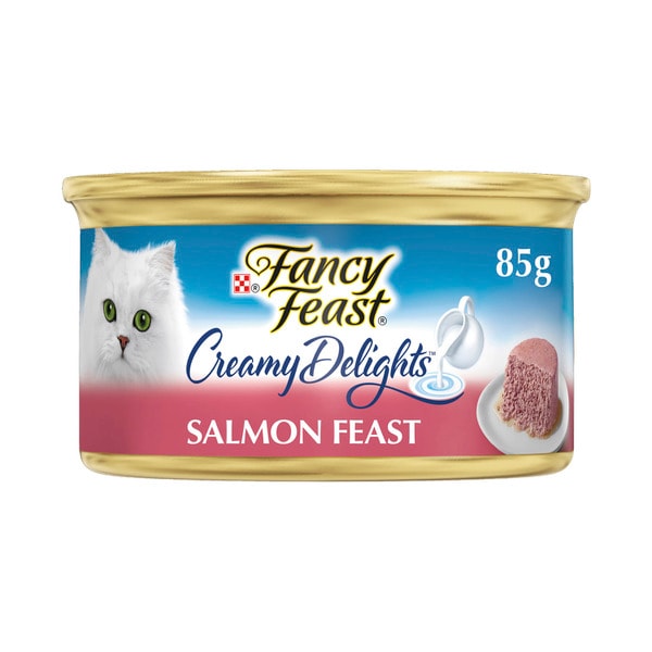 Fancy Feast Creamy Delights With Pate Salmon Cat Food | 85g