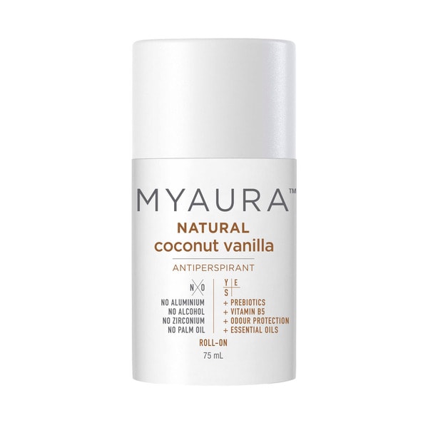 Myaura Antiperspirant Roll On Coconut Vanilla | 75mL