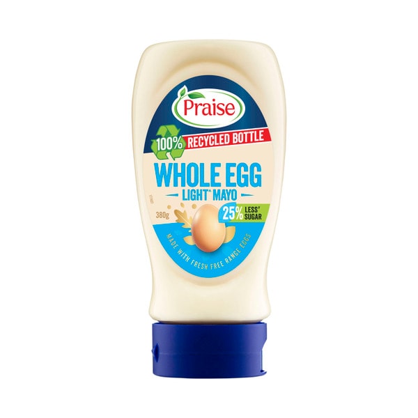 Praise 25% Less Sugar Light Mayo | 380g