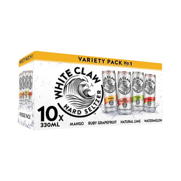 White Claw Variety Can 330mL | 10 Pack