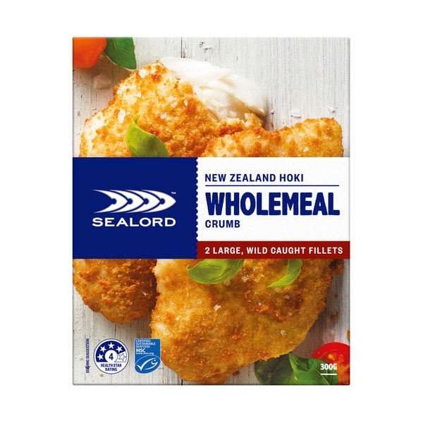 Sealord Hoki Fillets Wholemeal | 300g
