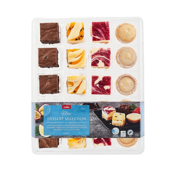 Coles Mini Dessert Selection | 20 pack