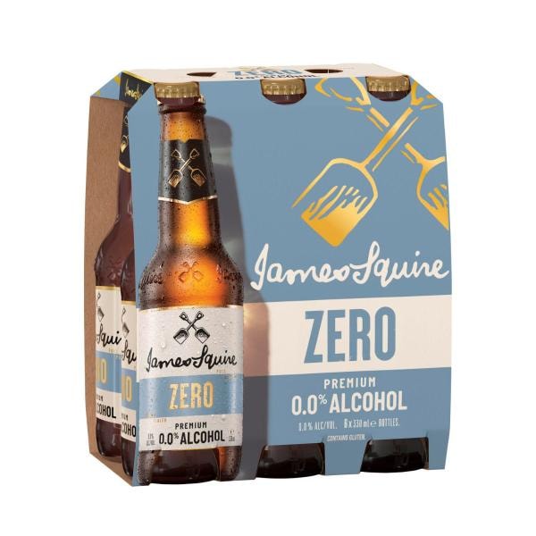 James Squire Zero Alc Bottles 6x345mL | 6 pack